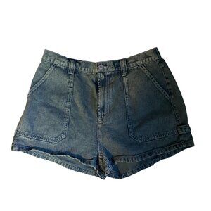 Wild Fable High-Rise Cargo Denim Shorts